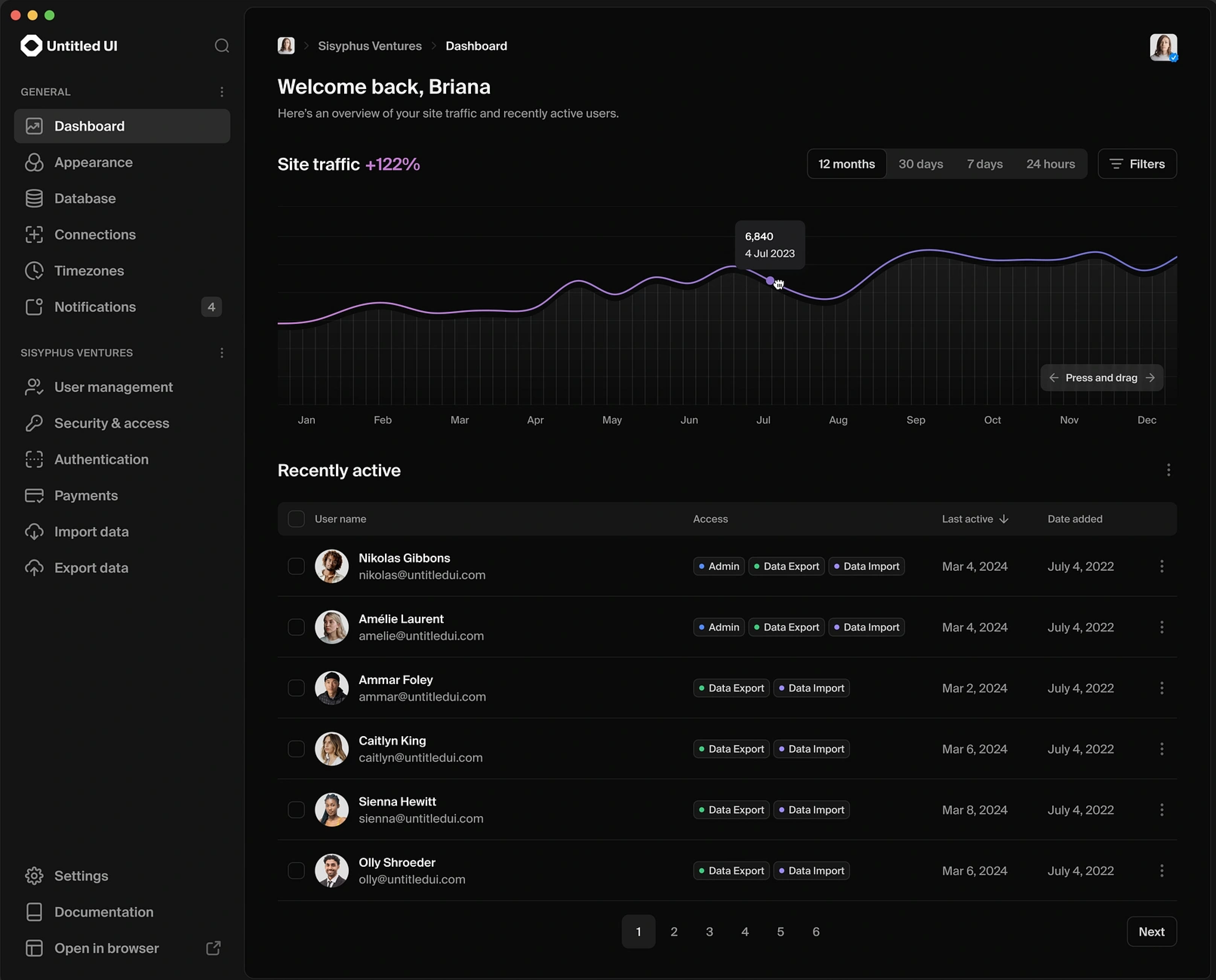 EnrollAI admissions dashboard preview